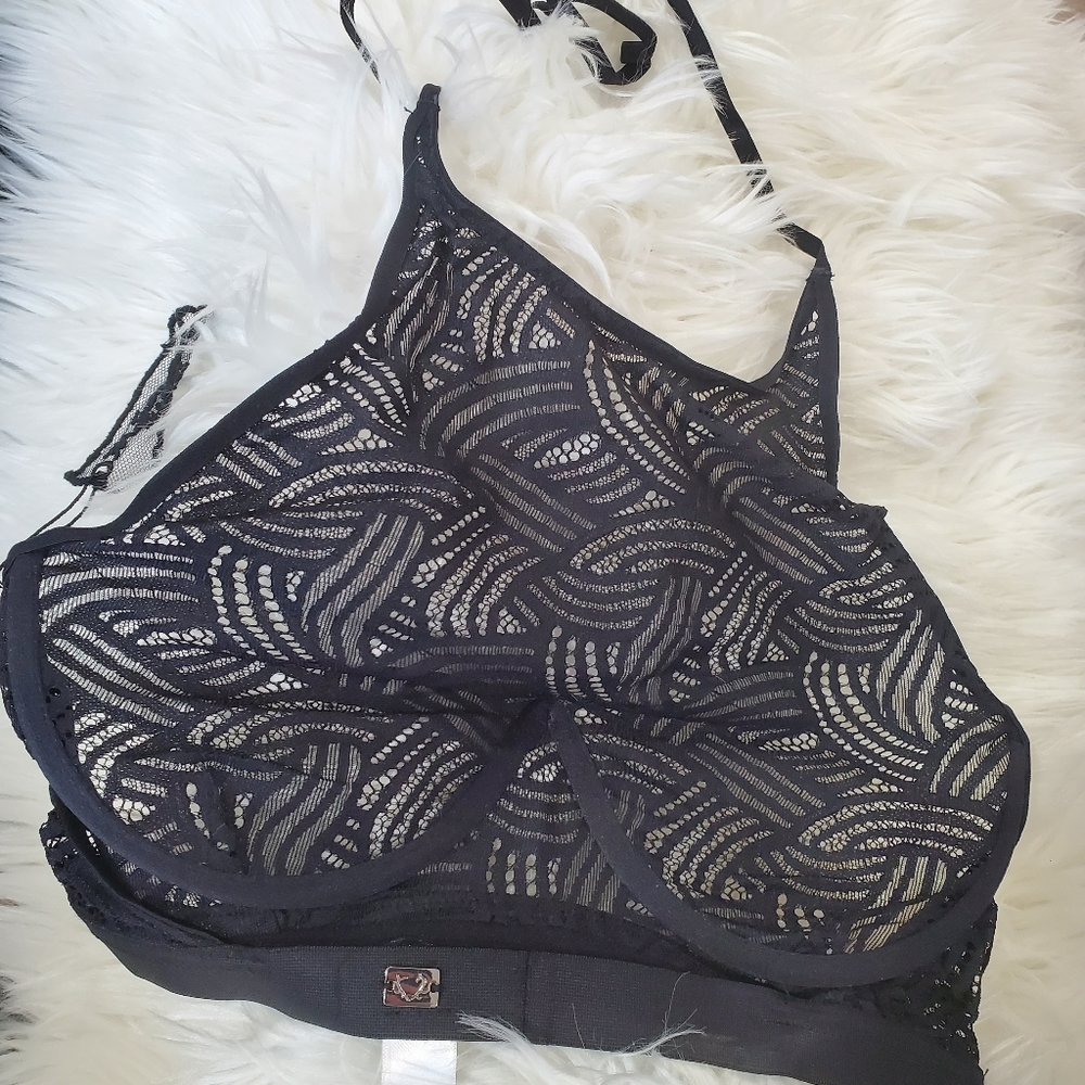 For love and lemons NWT HTF lace bra halter top M
